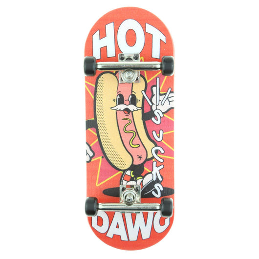 Skull Fingerboards - Hot Dawg Pro Complete Wooden Fingerboard (34mm) UV Print