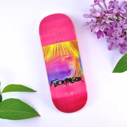 DK Fingerboards Single Deck - 'F@cking DK' Red